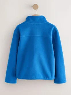 Next Zip-Up Fleece Jacket With Pockets (3-16yrs) Blue New