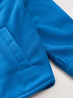 Next Zip-Up Fleece Jacket With Pockets (3-16yrs) Blue New