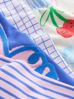 Next Top & Cycle Shorts Set 2 Pack (3mths-7yrs) Blue/Cream Hot