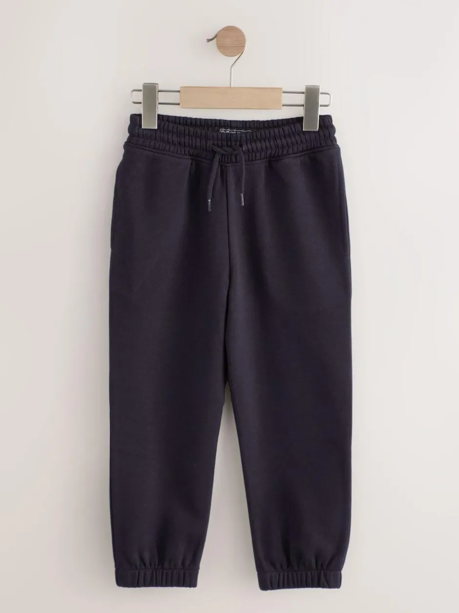 Next Regular Fit Basic Joggers 5 Pack (3-16yrs) Blue/Grey/Black