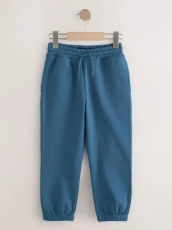 Next Regular Fit Basic Joggers 5 Pack (3-16yrs) Blue/Grey/Black