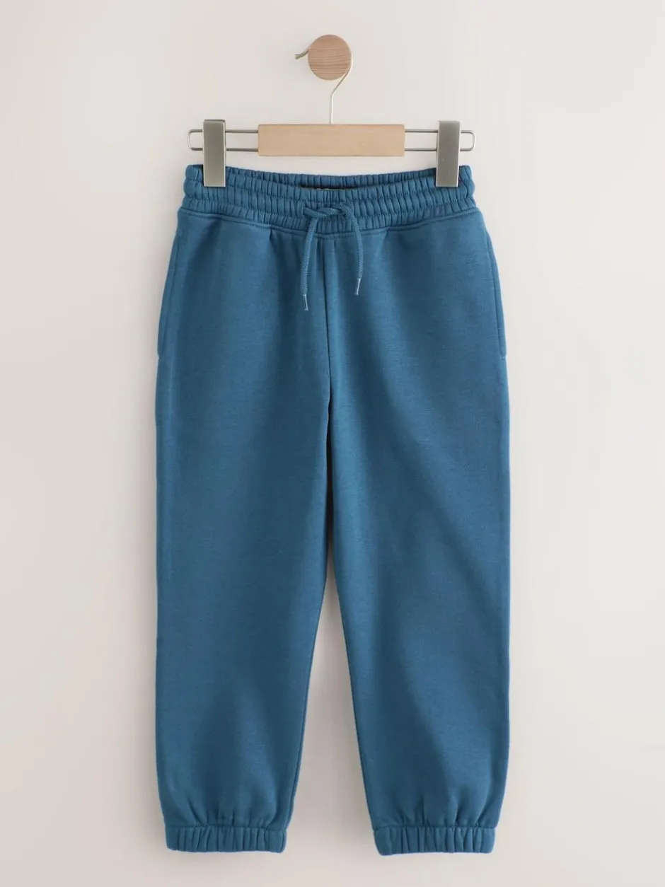 Next Regular Fit Basic Joggers 5 Pack (3-16yrs) Blue/Grey/Black