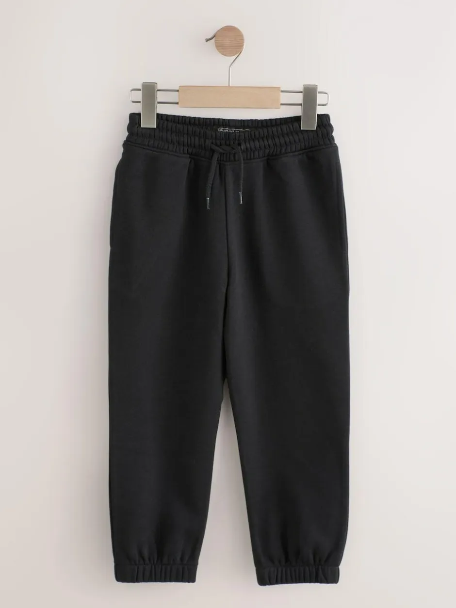 Next Regular Fit Basic Joggers 5 Pack (3-16yrs) Blue/Grey/Black