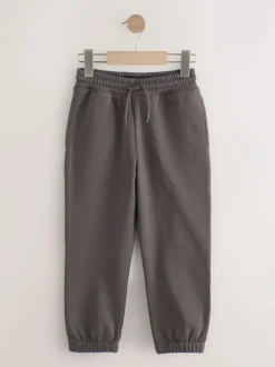 Next Regular Fit Basic Joggers 5 Pack (3-16yrs) Blue/Grey/Black