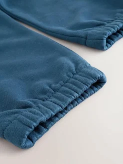 Next Regular Fit Basic Joggers 5 Pack (3-16yrs) Blue/Grey/Black