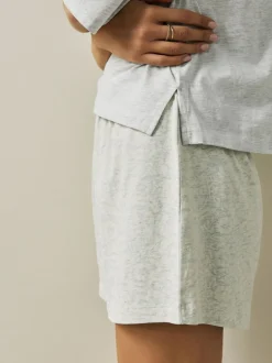 Next Blue/Grey/Pink Floral Short Set Pyjamas 3 Pack Clearance
