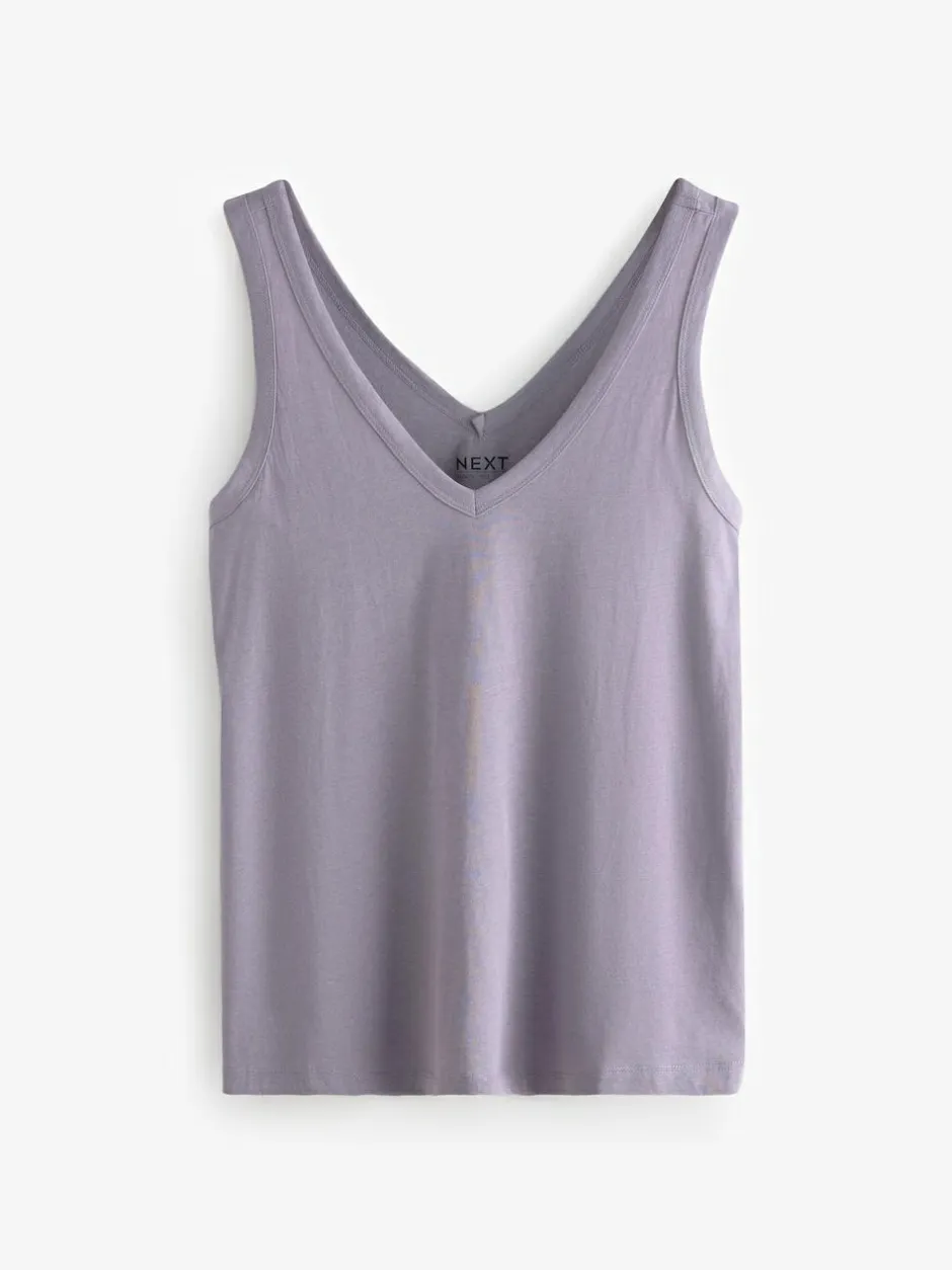 Next Blue/Mauve/Pastel Green Slouch Vests 5 Pack Best