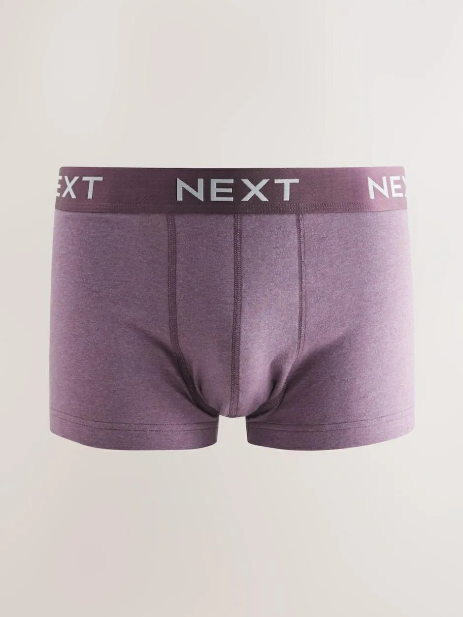 Next Hipster Trunks 5 Pack Blue/Neutral New