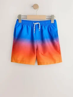 Next Ombre Swim Shorts (3-16yrs) Blue/Orange