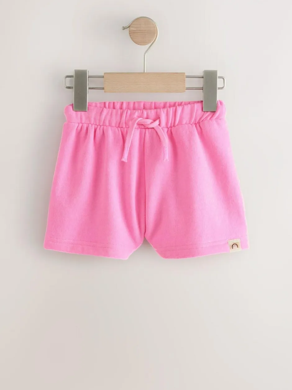 Next Blue/Pink/Oatmeal Shorts Set 3 Pack (3mths-7yrs) New