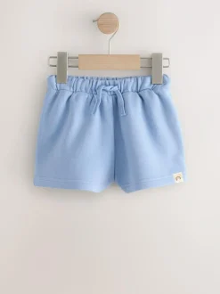 Next Blue/Pink/Oatmeal Shorts Set 3 Pack (3mths-7yrs) New