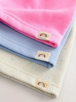 Next Blue/Pink/Oatmeal Shorts Set 3 Pack (3mths-7yrs) New