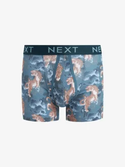 Next Animal A-Front Boxers 4 Pack Blue/Purple Discount