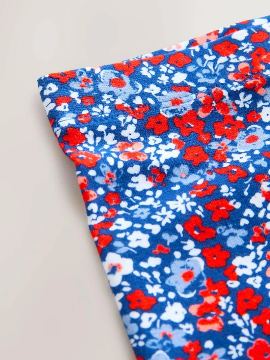 Next Blue/Red Floral Leggings (3-16yrs) Clearance