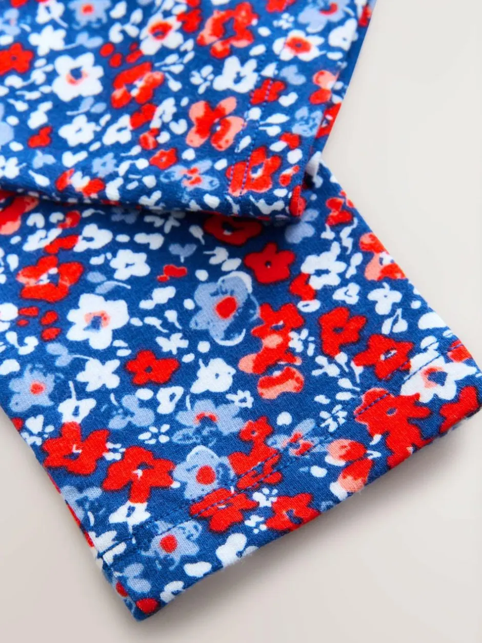 Next Blue/Red Floral Leggings (3-16yrs) Clearance
