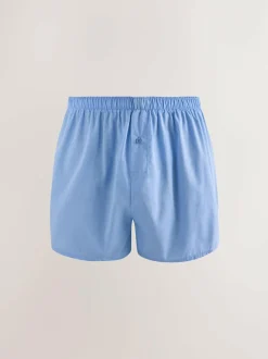 Next Blues Mixed Pattern 4 pack Woven Pure Boxers