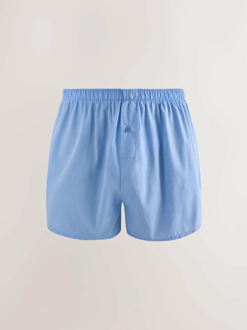 Next Blues Mixed Pattern 4 pack Woven Pure Boxers