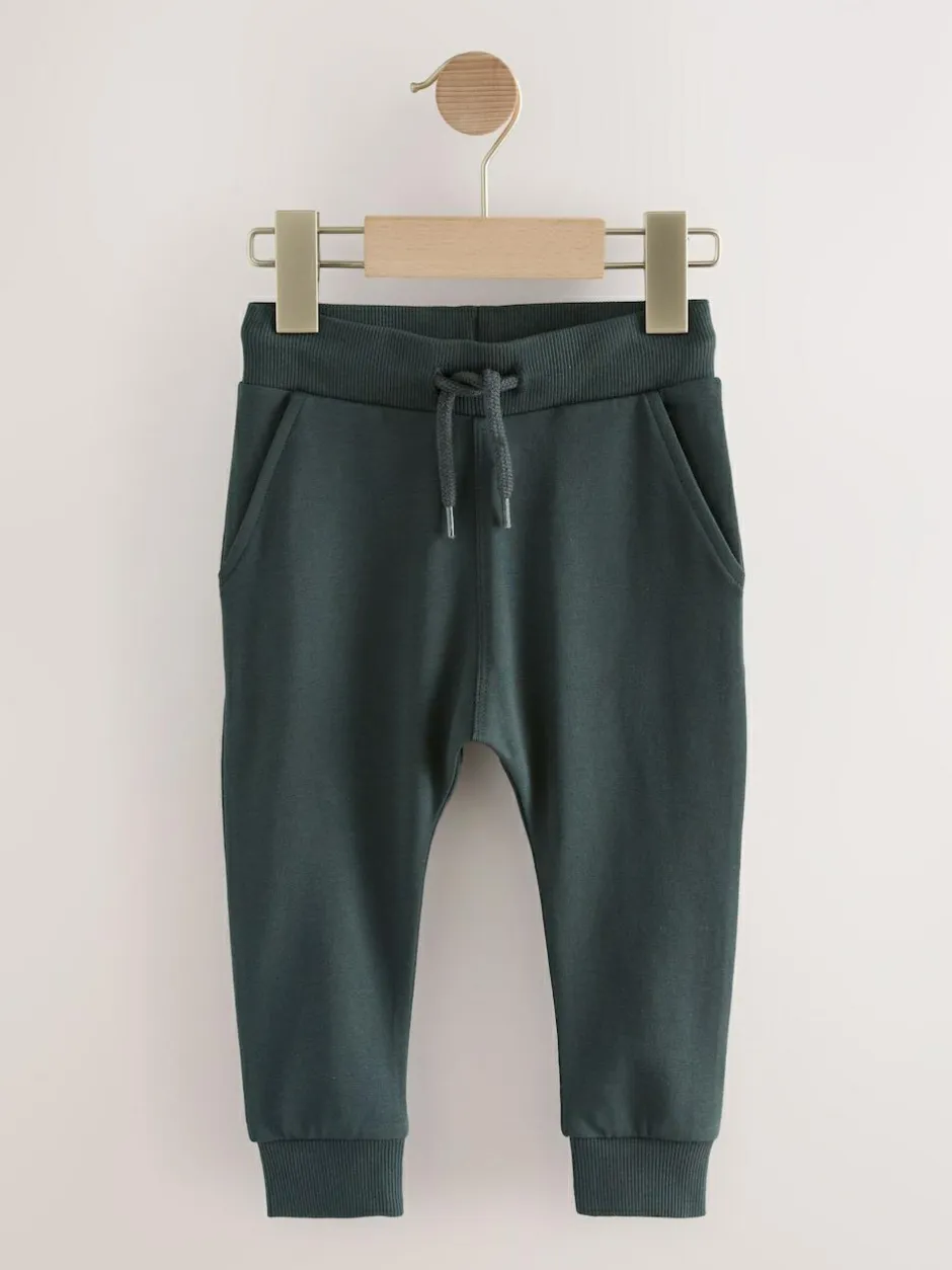 Next Super Skinny Joggers 3 Pack (3mths-7yrs) Blue/Tan Brown/Charcoal Grey Hot