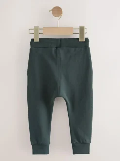 Next Super Skinny Joggers 3 Pack (3mths-7yrs) Blue/Tan Brown/Charcoal Grey Hot