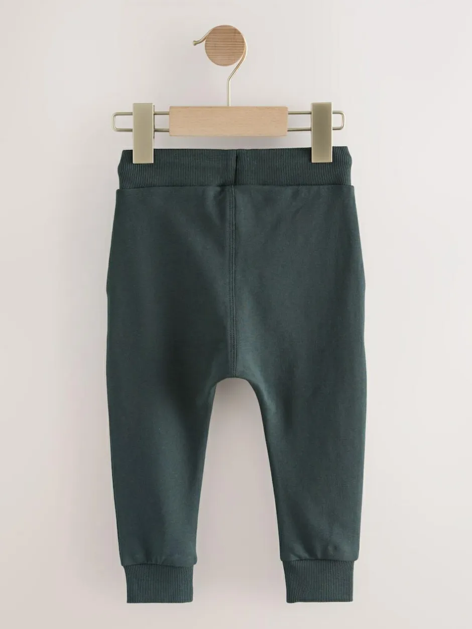 Next Super Skinny Joggers 3 Pack (3mths-7yrs) Blue/Tan Brown/Charcoal Grey Hot