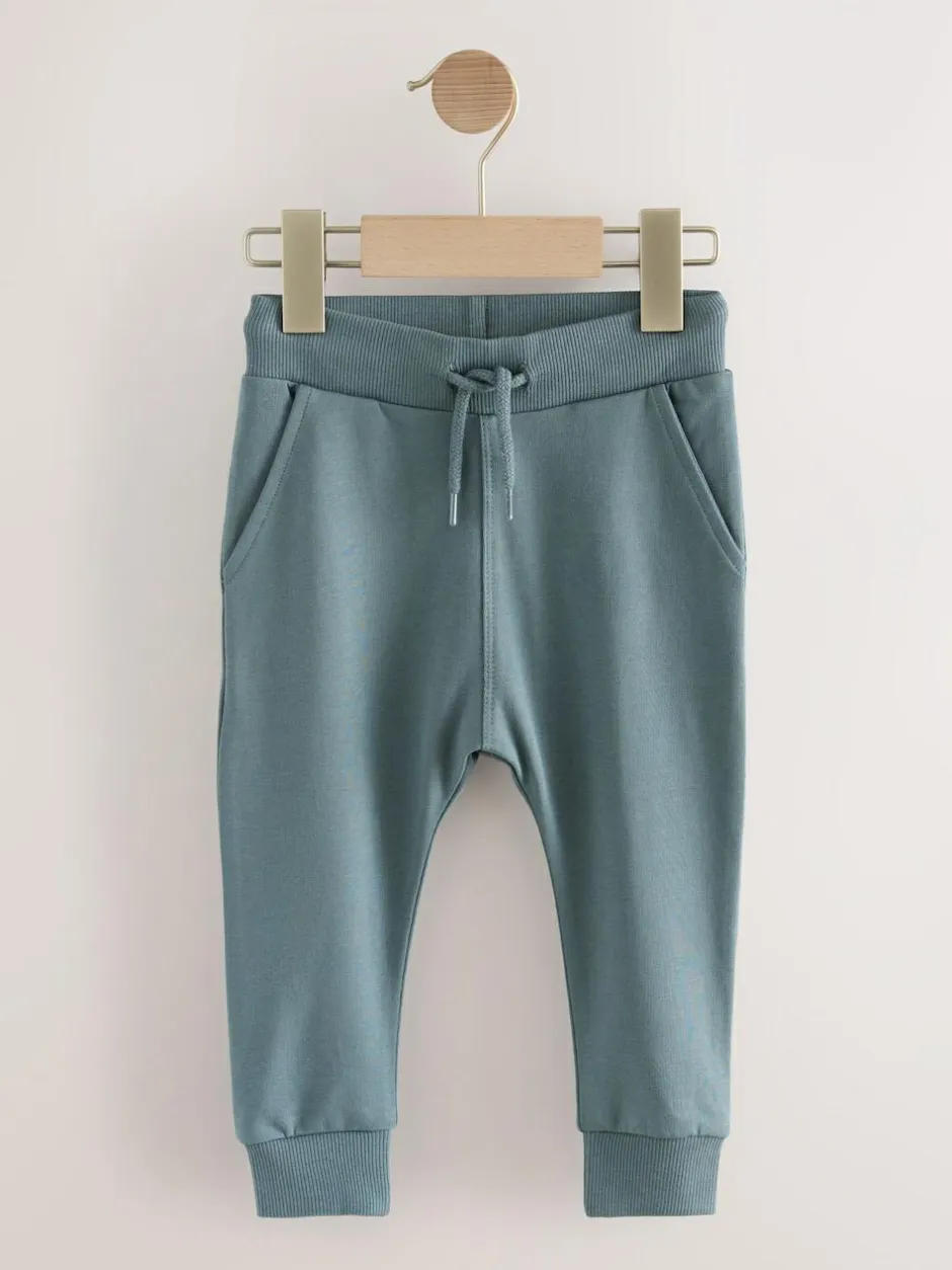 Next Super Skinny Joggers 3 Pack (3mths-7yrs) Blue/Tan Brown/Charcoal Grey Hot