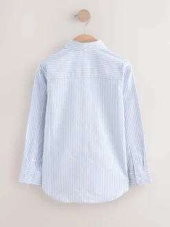 Next Blue/White Single Oxford Shirt (3-16yrs) New