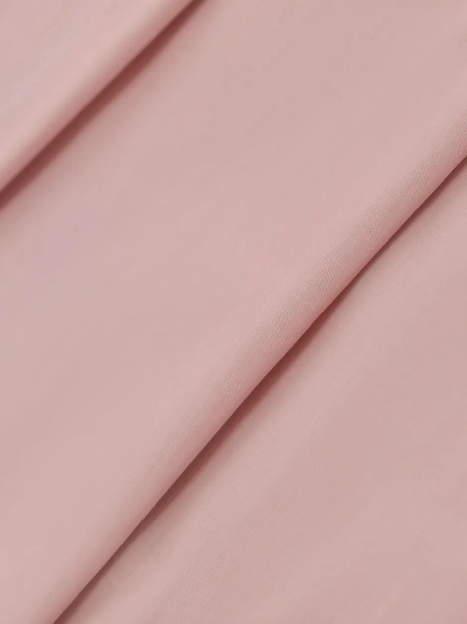 Next Cotton Rich Flat Bed Sheet Blush Pink Discount