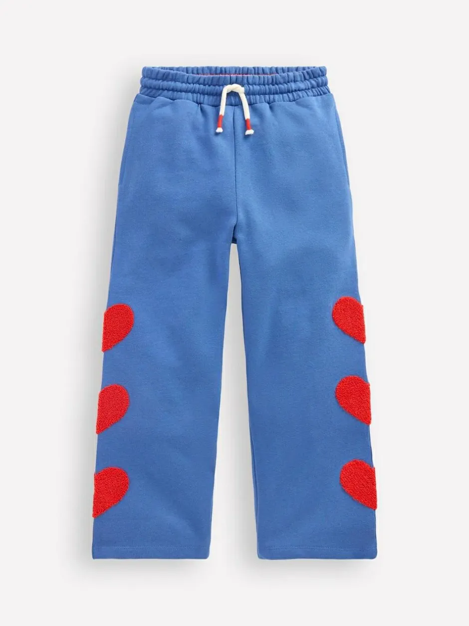 Boden Blue Bobbie Appliqué Joggers New