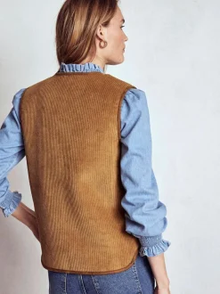 Boden Clerkenwell Reversible Gilet Natural Discount