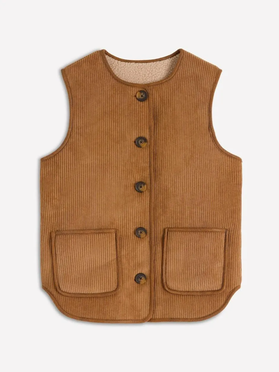 Boden Clerkenwell Reversible Gilet Natural Discount