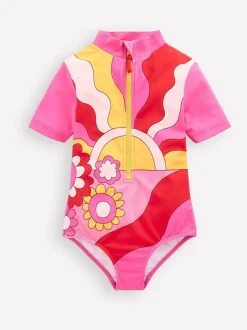 Boden Pink Short Sleeve Swimsuit Online
