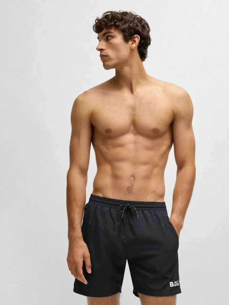 BOSS Black Dark Starfish Quick Dry Swim Shorts Online