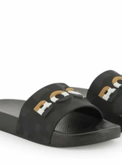 BOSS Black Logo Sliders With Touch Fastening Hot