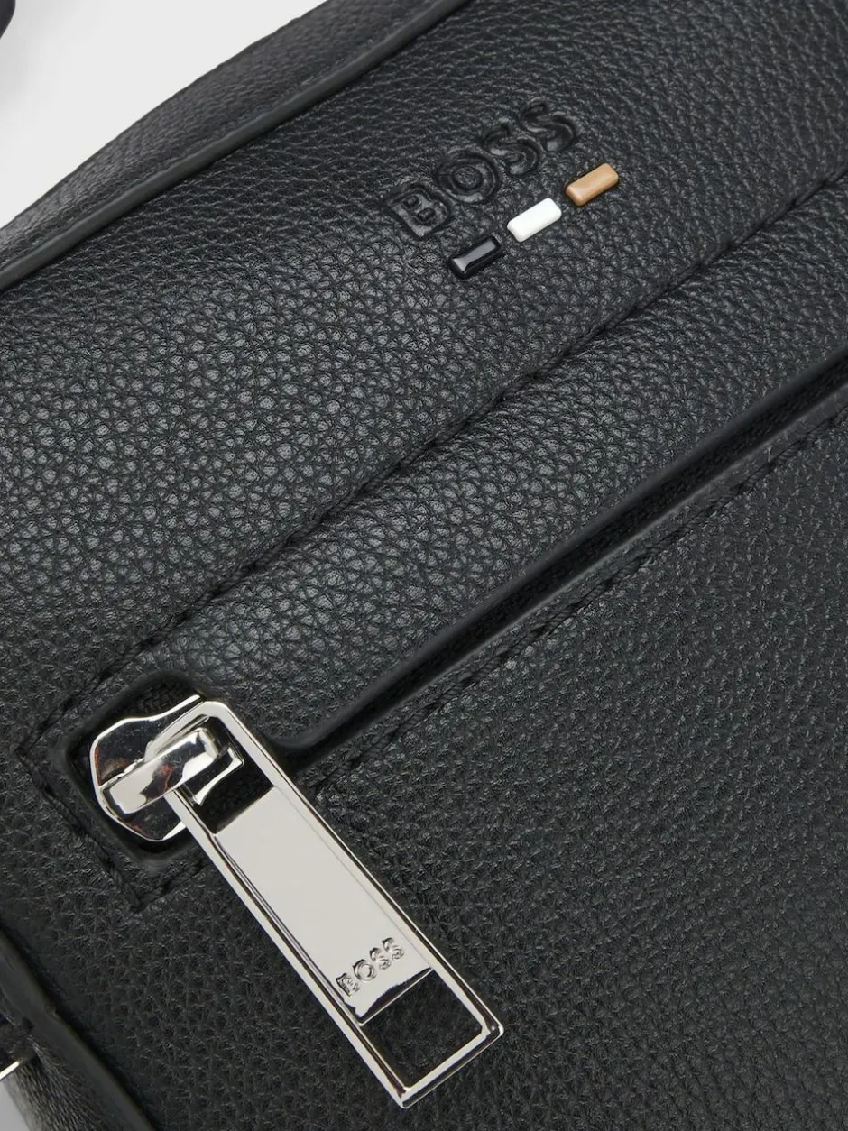 BOSS Black Ray Logo Zip Bag Online
