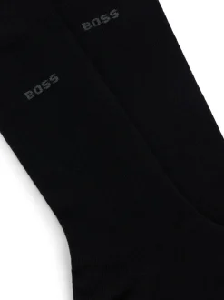 BOSS Regular Length Socks 2 Pack Black