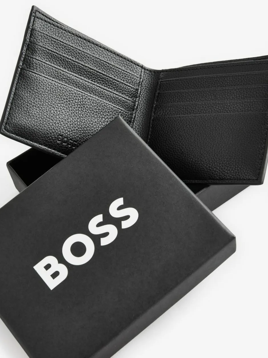 BOSS Black Signature Logo Ray Billfold Wallet
