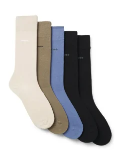 BOSS Socks 5 Pack Black Discount