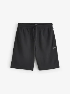 BOSS Black Waffle Shorts Hot