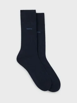 BOSS Regular Length Socks 2 Pack Blue Hot