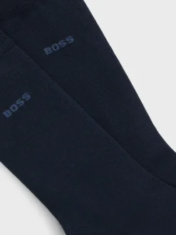 BOSS Regular Length Socks 2 Pack Blue Hot