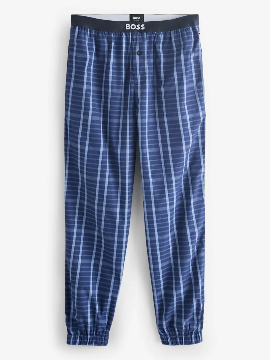 BOSS Blue Regular-Fit Logo Pyjamas Set New