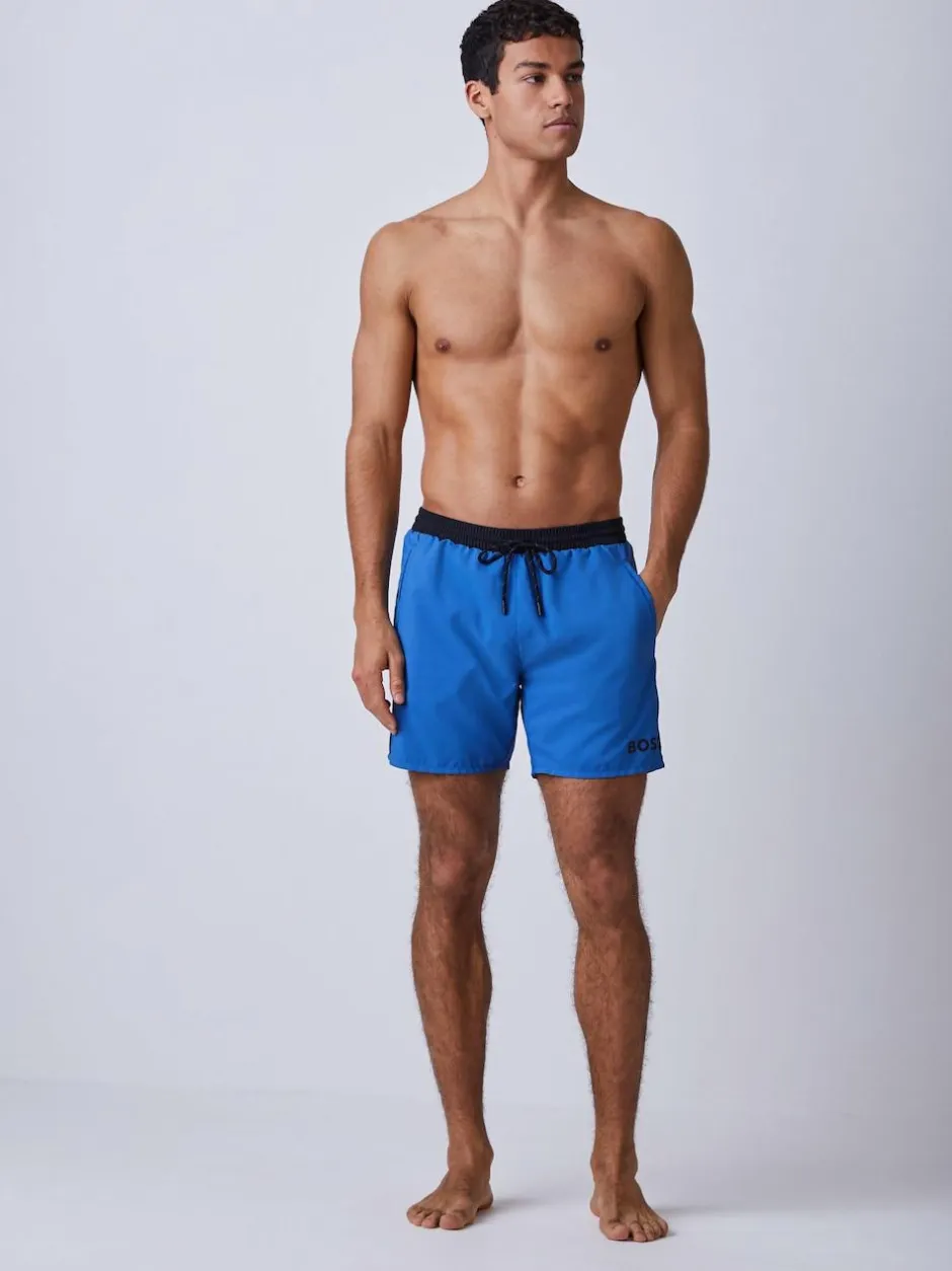 BOSS Blue Starfish Quick Dry Swim Shorts Online