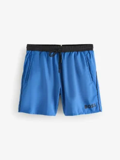 BOSS Blue Starfish Quick Dry Swim Shorts Online