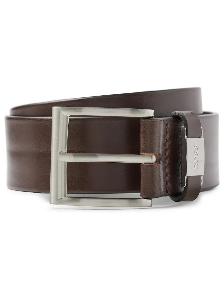 BOSS Connio Belt Brown New