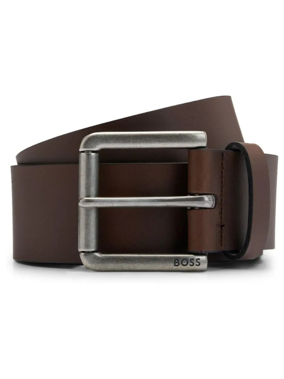 BOSS Joris Leather Belt Brown Discount