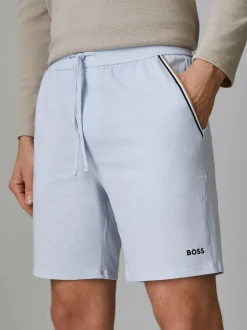 BOSS Purple Unique Logo Shorts Discount