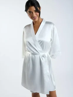 Boux Avenue Amelia Robe Dressing Gown White