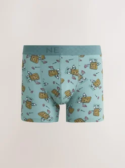 Next 5 Pack Trunk Boxers Breakfast Character New