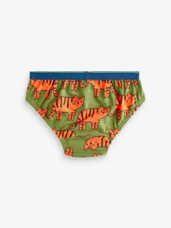 Next Cotton Briefs 7 Pack (1.5-10yrs) Bright Animals Discount
