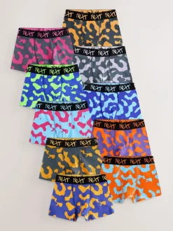 Next Boxers 10 Pack (2-16yrs) Bright Camouflage Sale